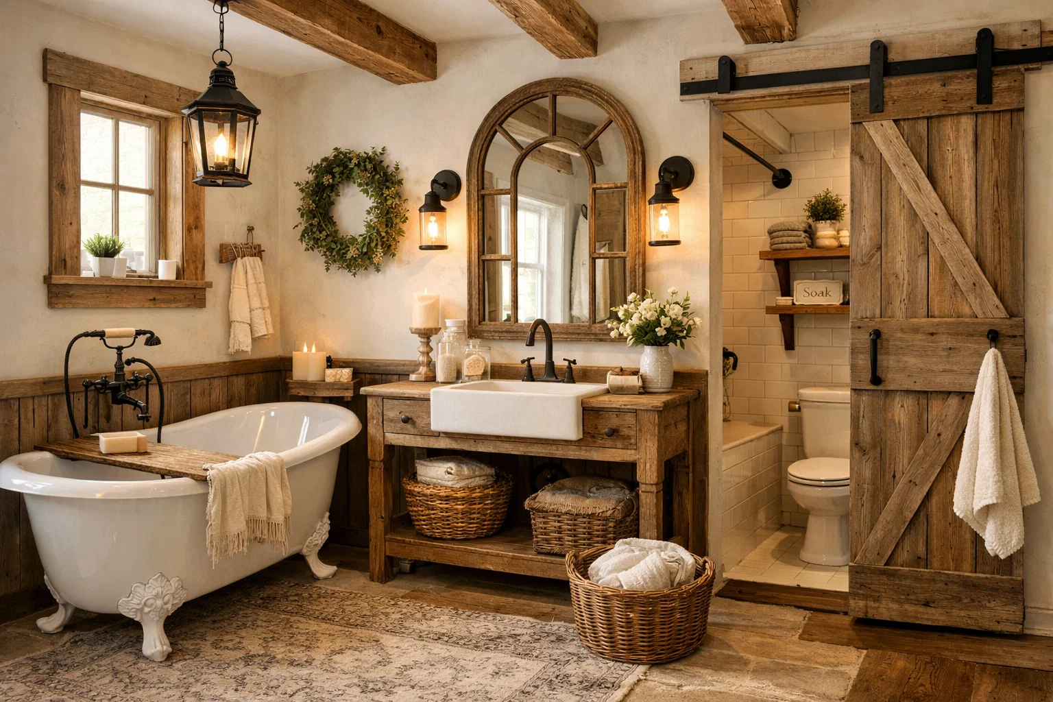 Farmhouse Bathroom Ideas