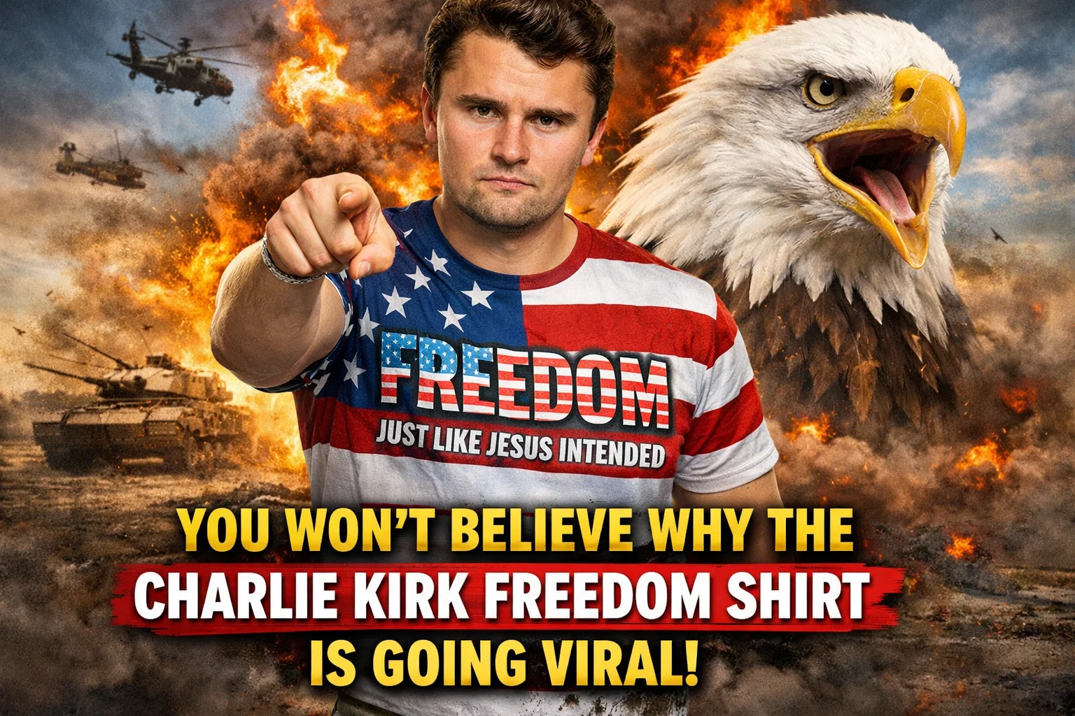 charlie kirk freedom shirt